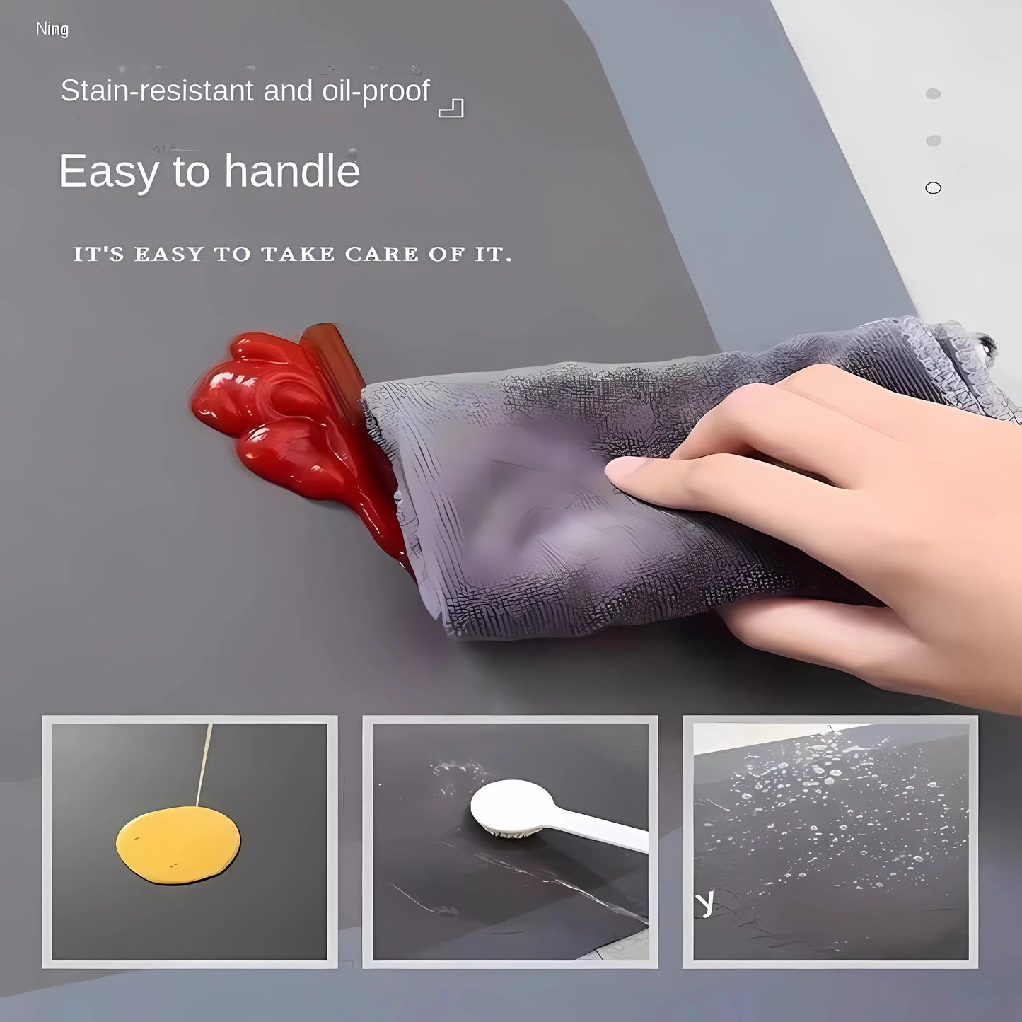 EZHomeEssentials Dirt Resistant Kitchen Floor Mat Non Slip