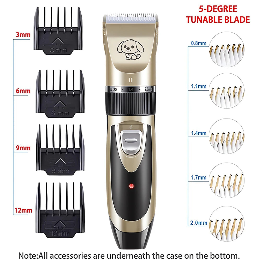 Hign-concerned Pet Clipper Kit Rechargeable Hair Trimmer