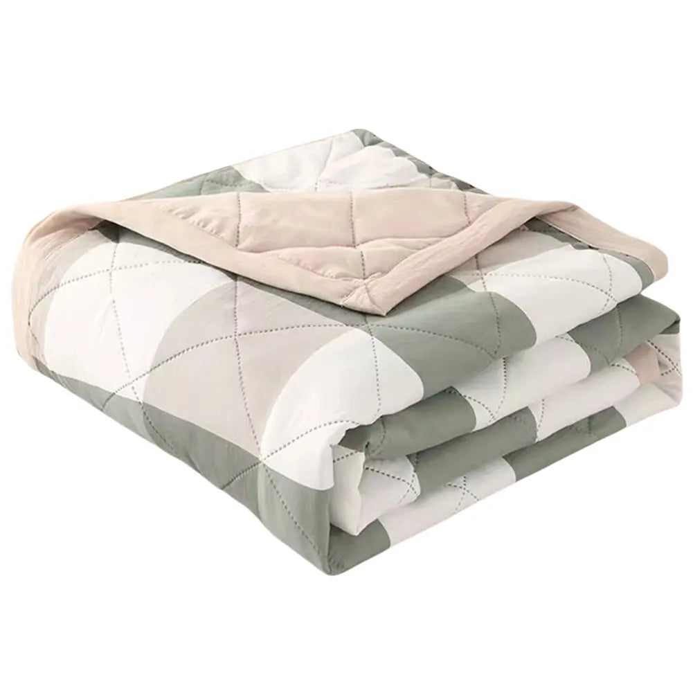 EZHomeEssentials Washed Cotton Comforter Quilt Bedspread