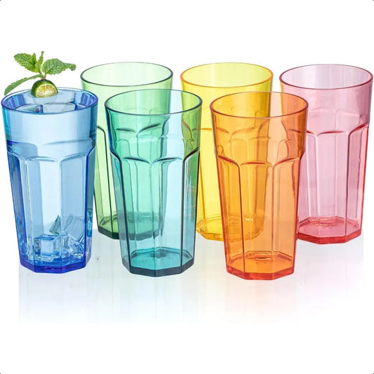 EZHomeEssentials Shatterproof Acrylic Tumblers BPAFree