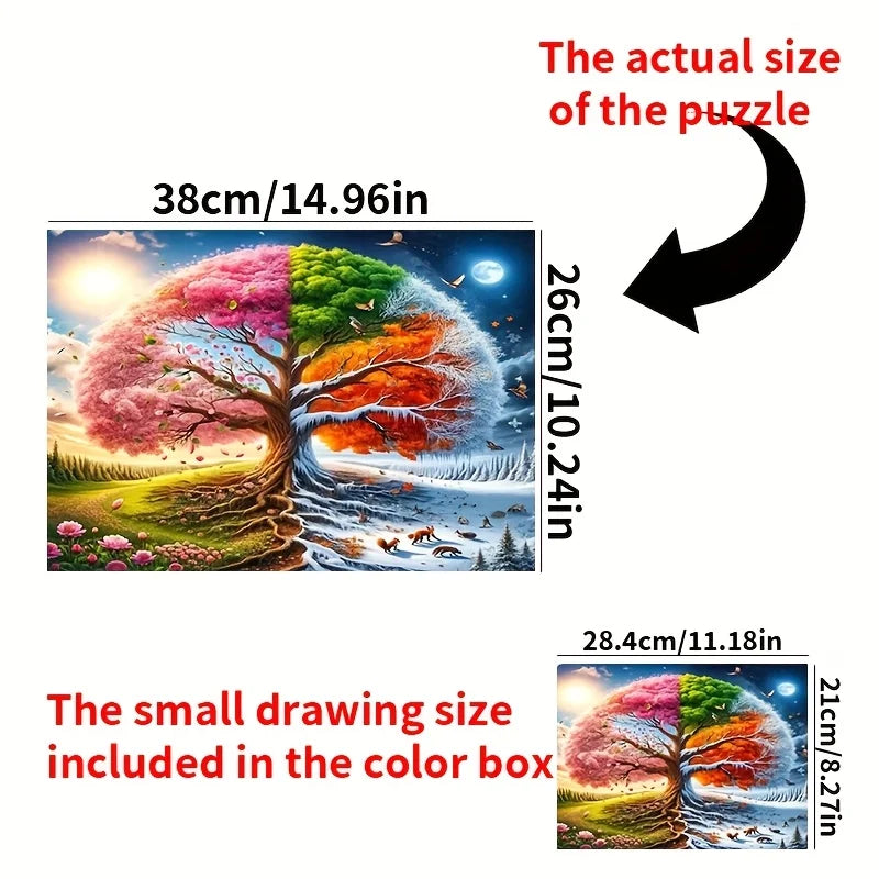 Environmentally Friendly Tree Of Life 1000 Piece Jigsaw Puzzle For Adults