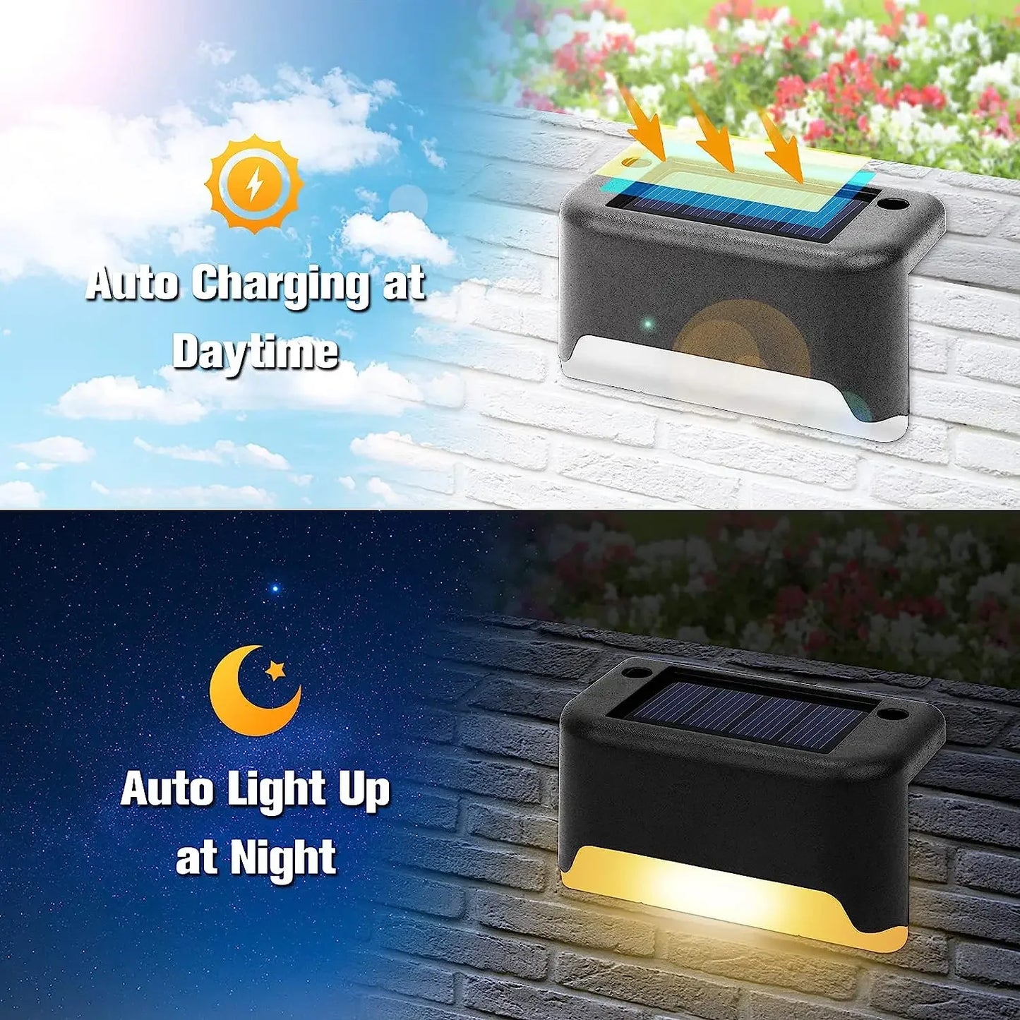 SZRSTH Solar Deck Lamps 16 Pack Outdoor Path Lights