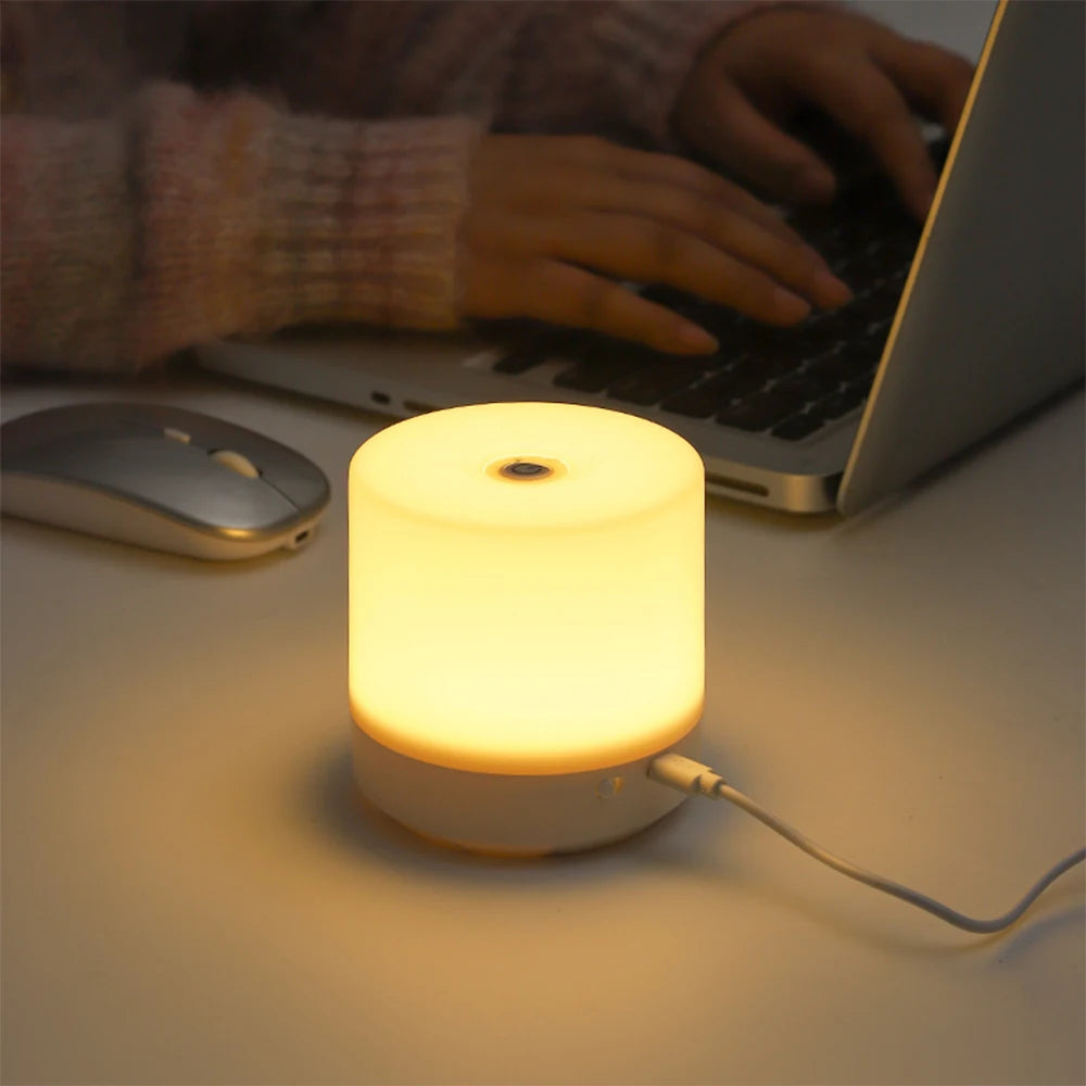 Creative USB Bedside Lamp Touch Dimmer LED Night Light